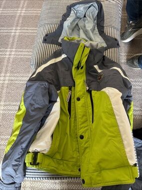 Extreme brand ski jacket and bibs size 12 kids